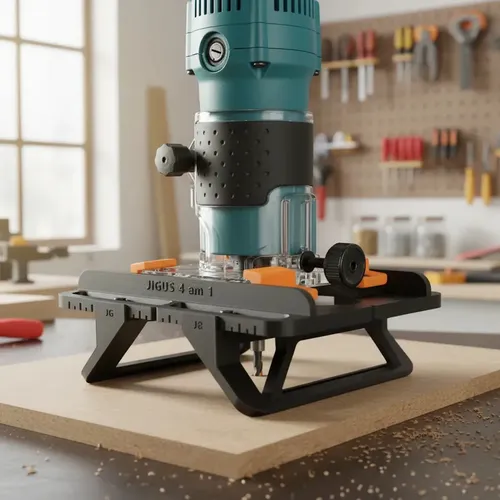 Jig 4 Em 1 Para Tupia Laminadora – Funções Inéditas Gabarito Para Tupia