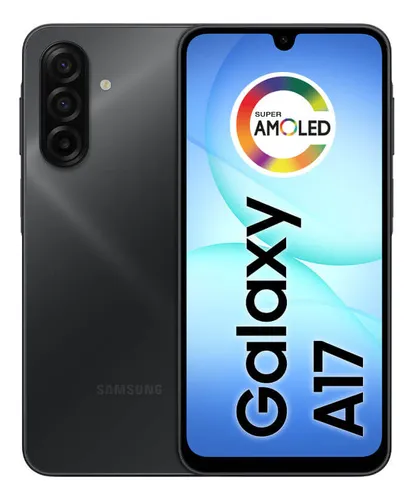 Celular Samsung Galaxy A17 Com Ia, 128gb, 4gb Ram, Câm De 50mp, Tela De 6.7 , Nfc, Ip54 – Preto